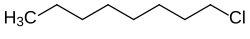 Strukturformel von 1-Chloroctan