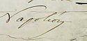 His Excellency Napoleon III The President of France's signature