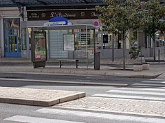 Arrêt de bus Gare SNCF, côté rue de Paris