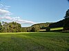 Blick durchs Siegtal zum Berg Auf der Noll