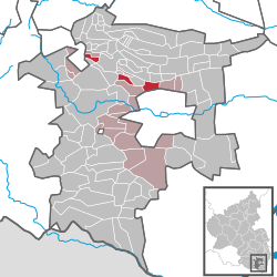 Böchingen – Mappa