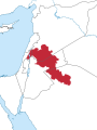 Location of the Harrat al-Sham
