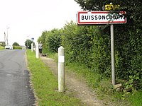 Entrée de Buissoncourt.