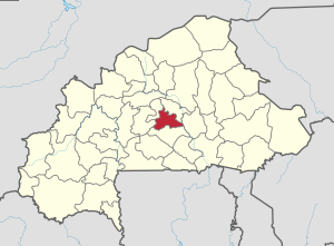 Location in Burkina Faso