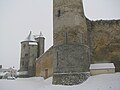 Le château sous la neige.