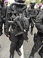 A Malaysian Navy Special Force personnel equipped with G36C