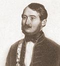 Dénes Pázmándy de Szomor et Somodor (1816–1856), ungarischer Politiker und Vater der Mutter des Fürsten Lónyay