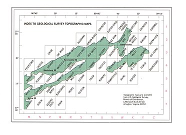 Index to topographic maps covering the northern section of the Jefferson National Forest