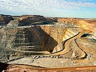 The Super Pit, Australia's largest open-cut gold mine until 2016.