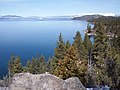 The Nevada shore of Lake Tahoe