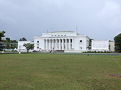 Leyte Provincial Capitol grass view