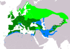 Aire de répartition de la Linotte mélodieuse