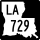 Louisiana Highway 729 marker