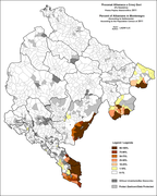 Поширення албанської мови, 2011 рік