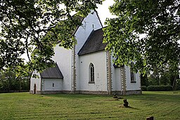 Sankta Katarina kyrka i byn Liiva (Moon).