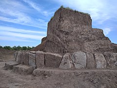 Новоолександрівський курган бронзової доби під час розкопок 2021 р.