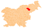 The location of the Municipality of Slovenska Bistrica