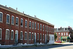Terraced houses in Old North St. Louis