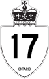 Highway 17 marker