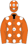 Orange, White spots, Orange sleeves