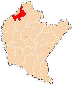 Location within the voivodeship