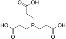 Skeletal formula of TCEP