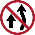 No overtaking