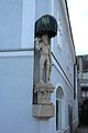 Rolandstatue an einem Bürgerhaus im niederösterreichischen Traismauer