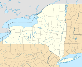 Location of John F. Kennedy International Airport within the state of New York.