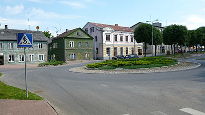 Круговой перекрёсток в Валга