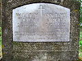 The tomb of Villem and Ann Tamm in the chapel cemetery.