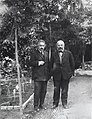 Menachem Ussishkin with Albert Einstein