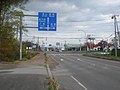 北海道道1156号森インター線・起点（終点側から）