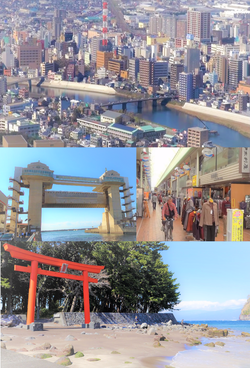 City center, Byuo,Numazu Nakamise Shopping Street,Torii in the Heda area