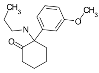 Strukturformel von Methoxpropamin