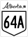 Highway 64A marker