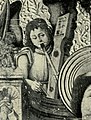 Altarpiece of Saint Vincent, detail of boy playing a Tambourine de Béarn, by Master of Javierre