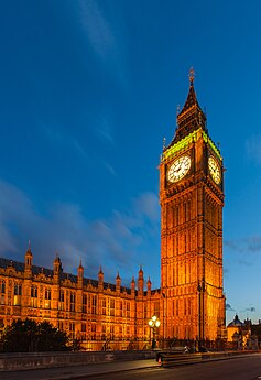 Big Ben de nuit.