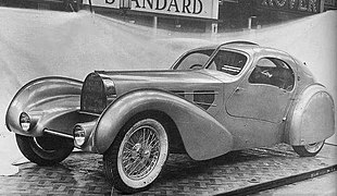 Prototype Bugatti Aérolithe de 1935 de Jean Bugatti.