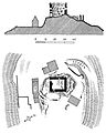 Lageplan der Burgruine Neunußberg von 1926