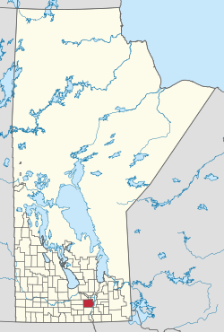 Location of the RM of Macdonald in Manitoba