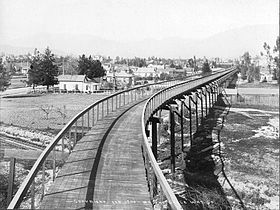 Cycling in Los Angeles, California Cycleway in 1900