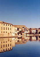 Canal du Midi in Castelnaudary