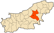 Location of Bordj Menaïel in the Boumerdès Province