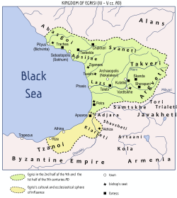 kingdom of Lazica in IV-V cc.AD