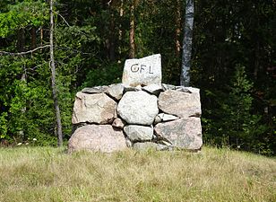 Milstolpe (avslagen) nära Sundby (RAÄ-nummer Ekerö 143:1)