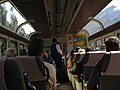 ビスタドーム車の車内