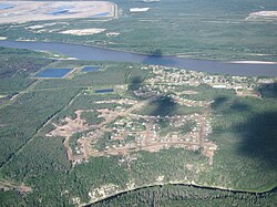 Aerial view of Fort McKay