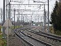 L'embranchement de la ligne 10 à la ligne 59, vers Gand