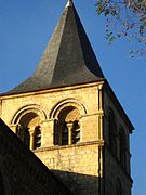 Clocher de l'abbaye de Graville.